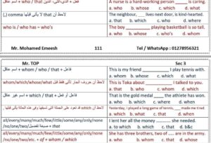 أهم ملخصات لمواد ثالثة ثانوى | المراجعة النهائية للثانوية العامة